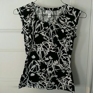 Black and white tank top