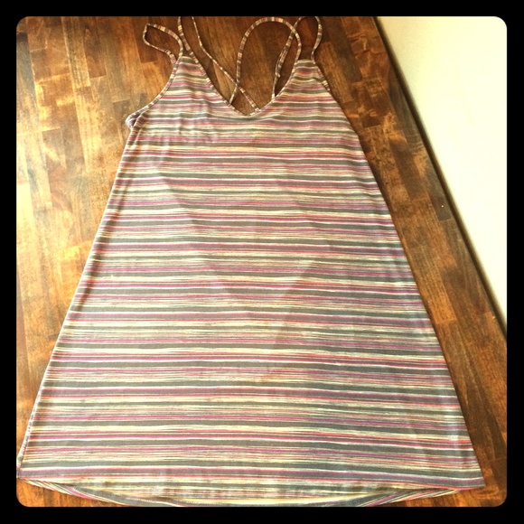 Cross crossed back night gown