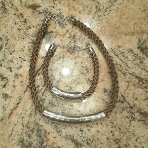 Premier design organic necklace and bracelet