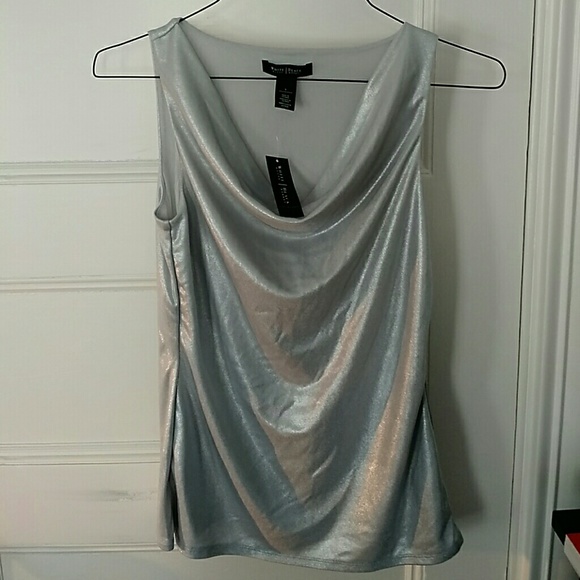 Silver tank top