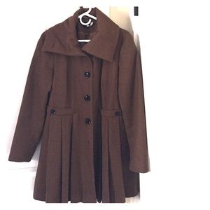 Wool blend rust colored ASOS coat