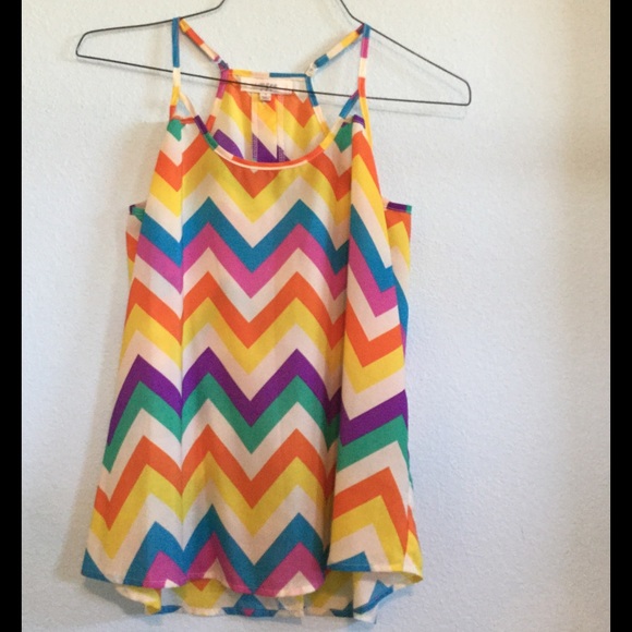 Colorful Chevron Tank