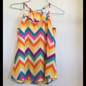 Colorful Chevron Tank