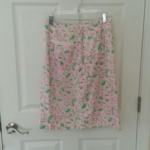 Vint Lilly Pulitzer Skirt, pocket lace size 8