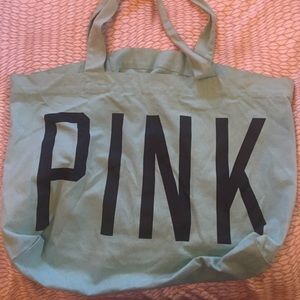 Blue PINK beach bag