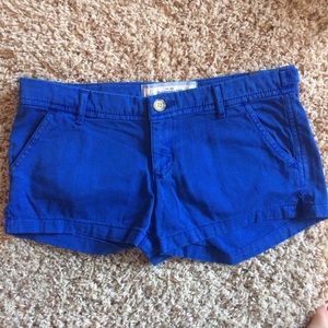 Blue shorts