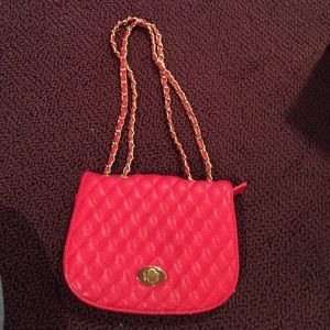 Red Quilted Bag