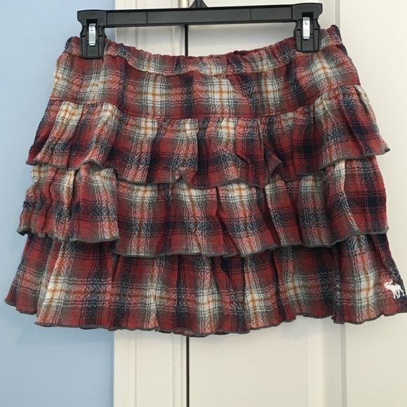 Abercrombie & Fitch Plaid Mini Skirt, Size M