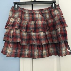 Abercrombie & Fitch Plaid Mini Skirt, Size M