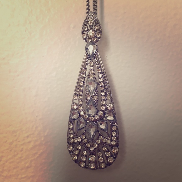 Art Deco Crystal Necklace