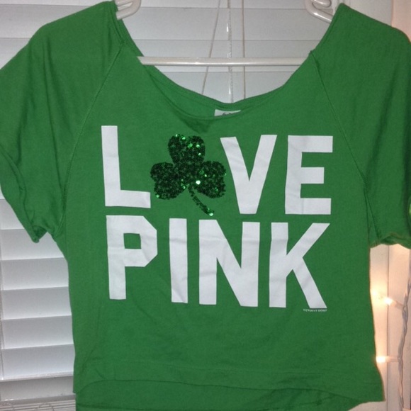 St. Patrick's Day VS crop top