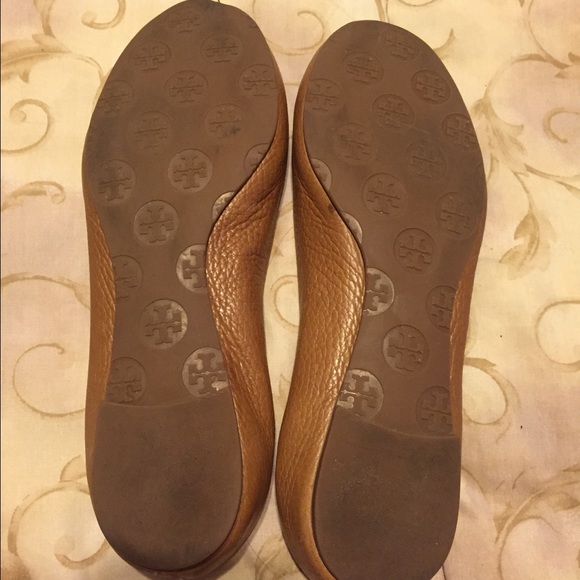 Sold‼️ Tory Burch Tan Reva Ballet Flat - Picture 3 of 4
