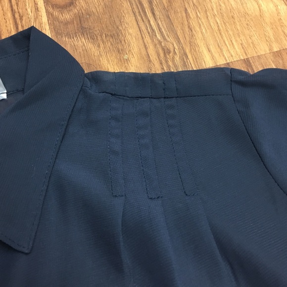 💙 NWOT Beautiful Blue, Sheer Blouse 💙 - Picture 3 of 3