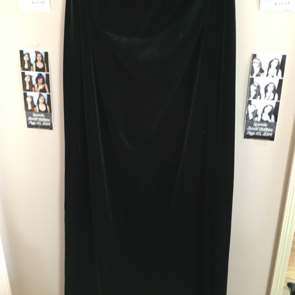 Vintage Velvet Maxi Skirt