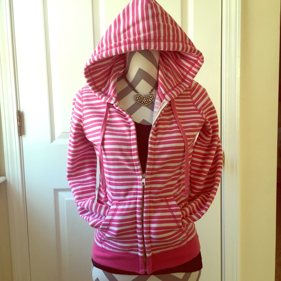 🚫SOLD🚫 aerie Pink Zip-up Sweatshirt Hoodie