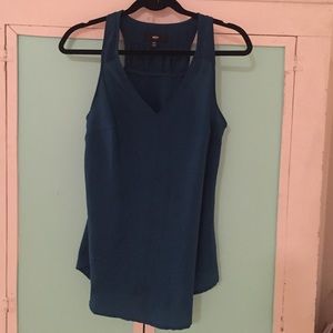 Mossimo Dressy Tank Top- Dark Teal