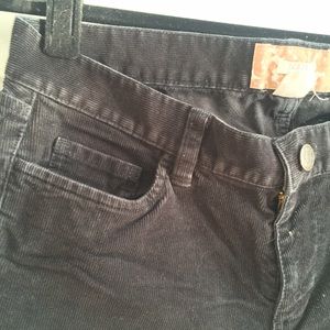 J. Crew Black Corduroys