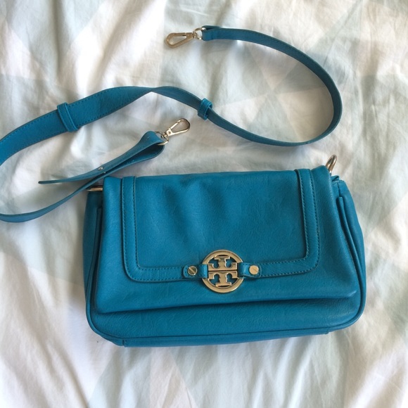 Tory Burch Teal Clutch