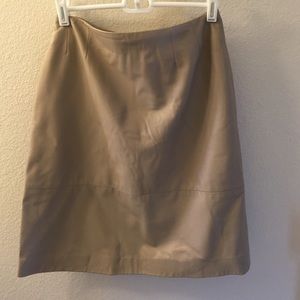 Buttery soft MaxMara leather skirt