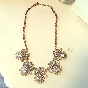 Crystal gem necklace