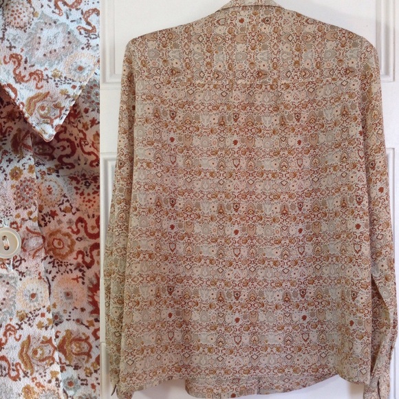 🚫SOLD LOCALLY🚫✨ VINTAGE✨ Rodier buttondown - 80s - Picture 3 of 4