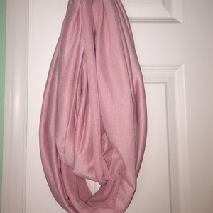 Pink silky scarf
