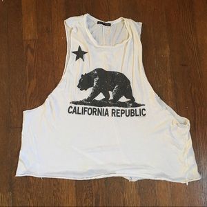 Brandy Melville California Republic Bear Top
