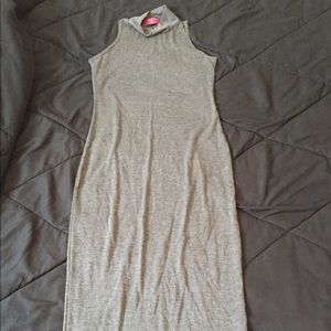 Boohoo Turtleneck Midi Dress