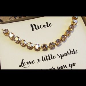 Gold Swarovski Necklace