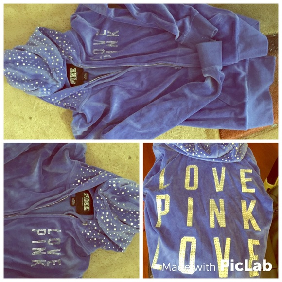 Victoria Secret "PINK" velour sweater