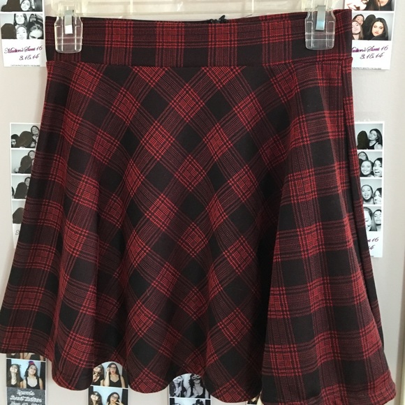 Plaid Skater Skirt