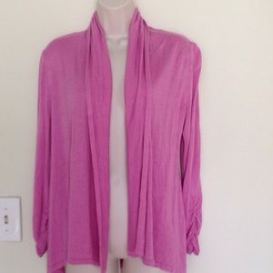 Hot pink cardigan