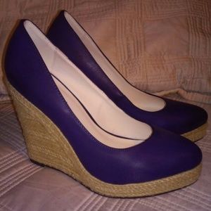 Blue wedge (Michael Antonio)size 7