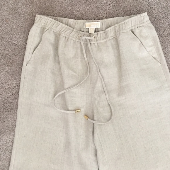 Michael Kors Wide Leg Linen Pant sz 6