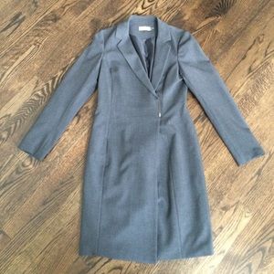 Long sleeve Calvin Klein wrap dress