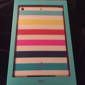 NWT Kate Spade Multicolor Stripe iPad Hardcase!