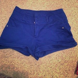 High waisted shorts