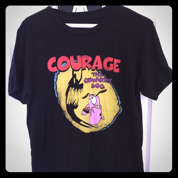 Courage the cowardly dog t-shirt