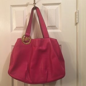 Hot pink Michael Kors purse