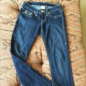 Blue wash jeans