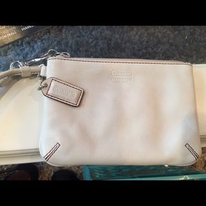 Coach Leather Wristlet