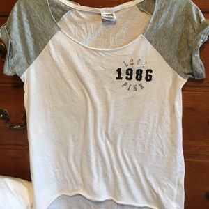 Victoria secret XS white tshirt! barely worn!