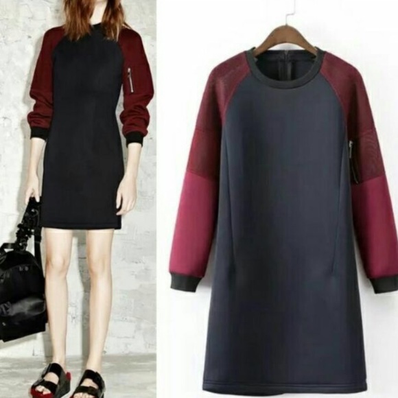 🚫SOLD🚫NWT Alexander-Wang-esque scuba style dress - Picture 2 of 4