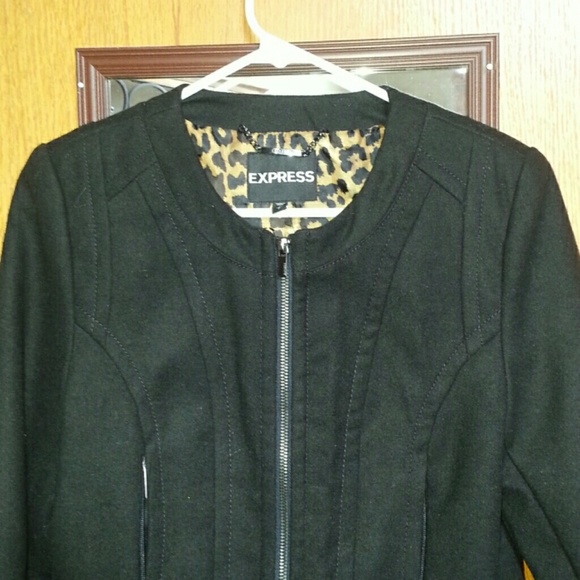 New! Express Black Wool Blazer
