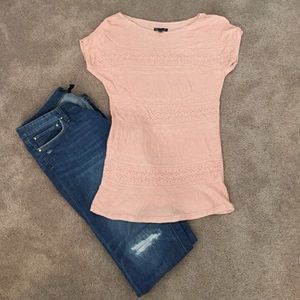 Gap sz M light pink top
