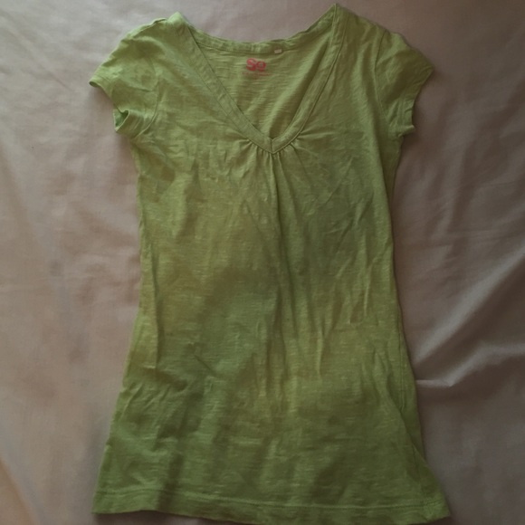 Light green fitted shirt