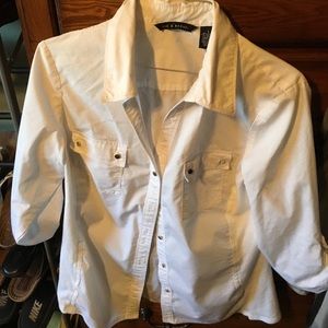 White button down shirt