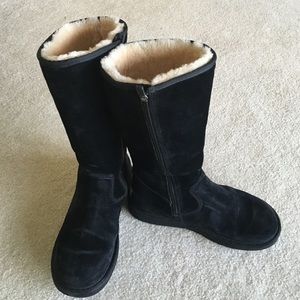 Black UGG boots