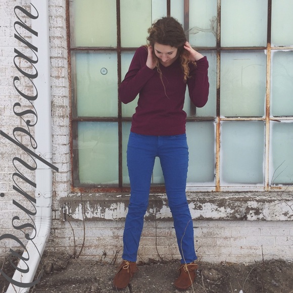 Eddie Bauer Tops - Eddie Bauer Maroon Longsleeve