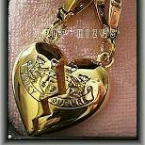 Juicy Couture 2pc Broken Heart Charm